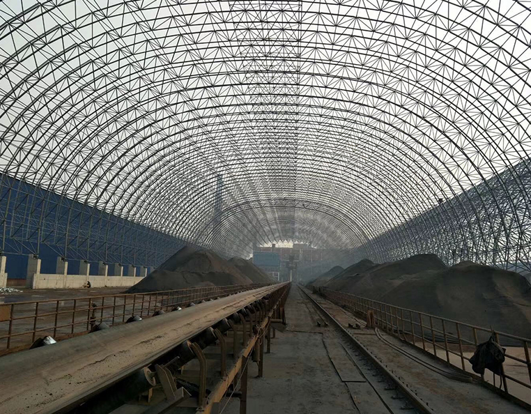 濟礦集團運河煤礦干煤棚網架